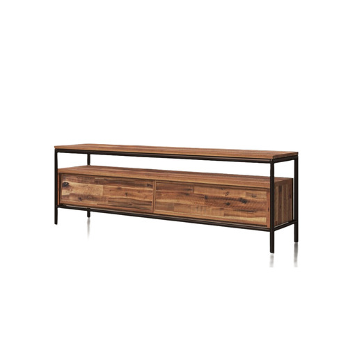 Dark Brown Acacia Wood Troy Tv Stand