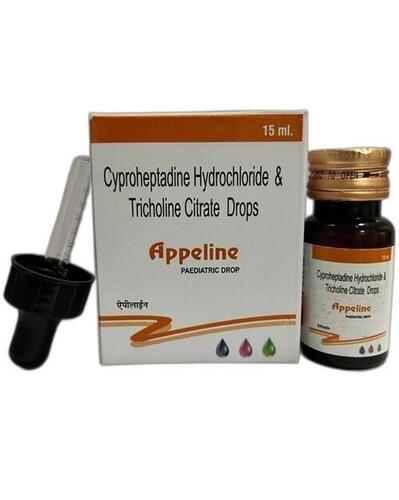 Appeline Cyproheptadine Hydrochloride and Tricholine Citrate Drops
