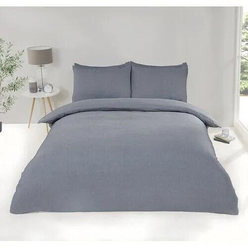 Double Bed Plain Cotton Bedsheet For Home And Hotel