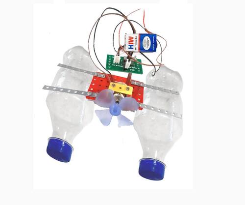 Educational Robotic Aqua Racer Bot Kit - Plastic and Metal, 8x6x3 Inch, Multicolor - 30+ Parts, Learn Robotics, Critical Thinking, 5+ Years