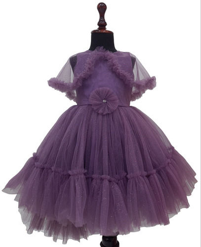 Fancy Baby Frock For Young Girls (D.No. 3512)