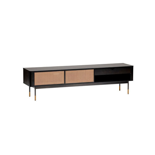 Floor Mounted Black Rhys TV Stand