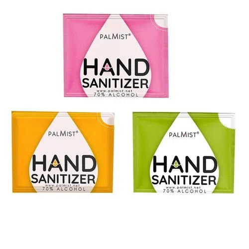 Hand Sanitizer Plastic Sachet For Office, Hotel And School