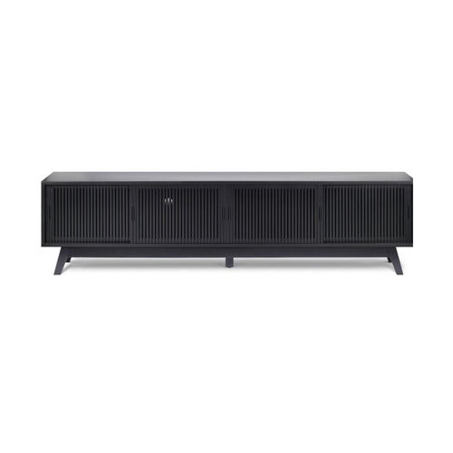 Modern Solid Wood Black Damon Tv Stand Indoor Furniture