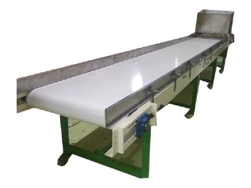 Heat Resistant Electric Driven Automatic Sorting Belt - Adjustable Speed, Polished Stainless Steel and Rubber, Various Sizes Available, 2 Year Warranty