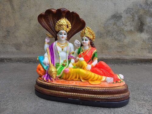 Marble Vishnu Statue For Home And Temple Use Age Group: 0-1Yr