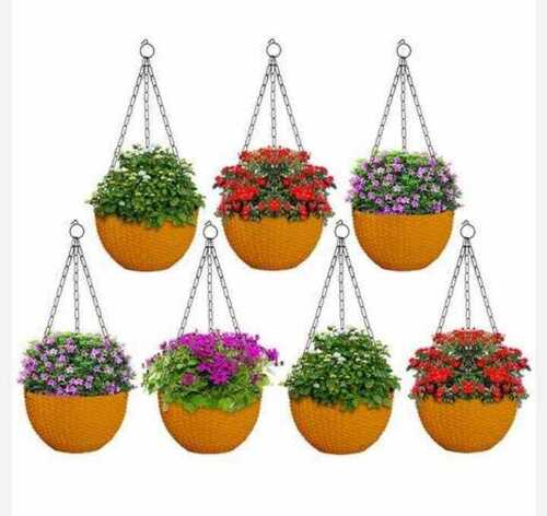 Plastic Flower Pot For Home Decoration Use