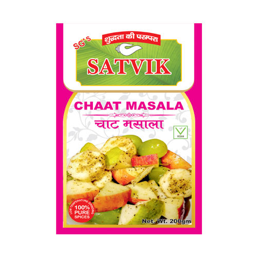100% Pure Fine Grounded Dried Chaat Masala 200gram Pack