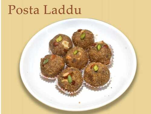 Home Made Desi Ghee Posta Laddu