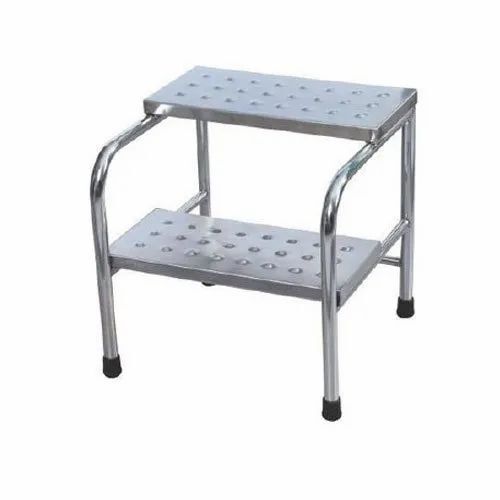 Stainless Steel Foot Step Double For Hospital Use