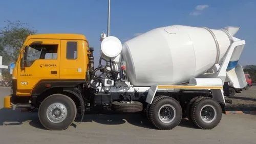 White Transit Mixer