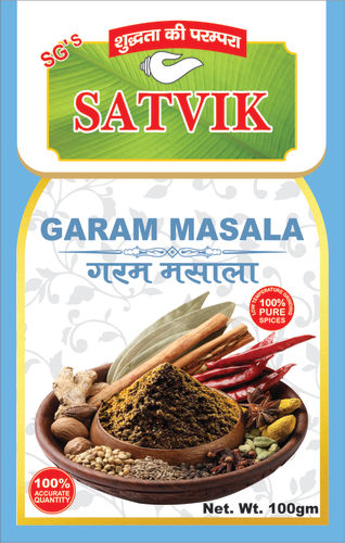 Fine Grounded Dried Garam Masala Powder 100 Gram Pack