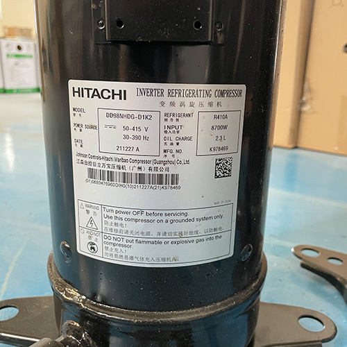 Hitachi DC Variable Frequency Scroll Compressor DD98NHDG-D1K2