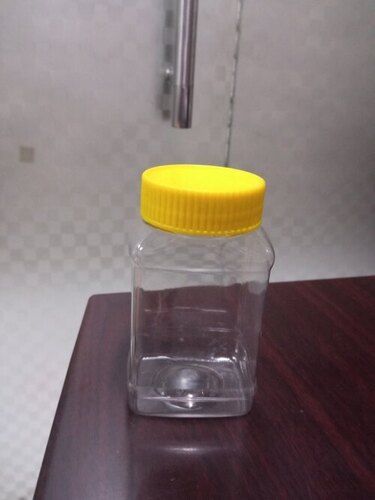 Plastic Jar With Screw Cap For Food Storage Use