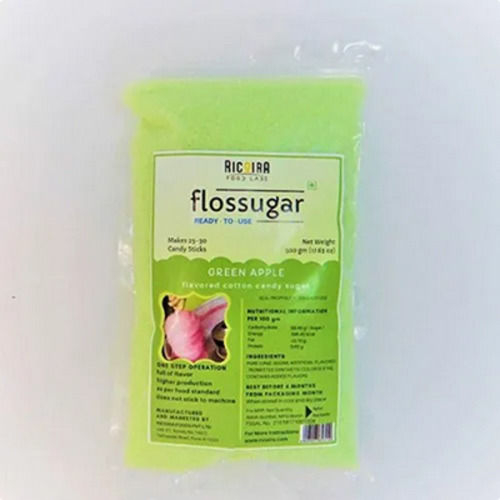 Ricoira Flossugar Green Apple Cotton Candy Sugar