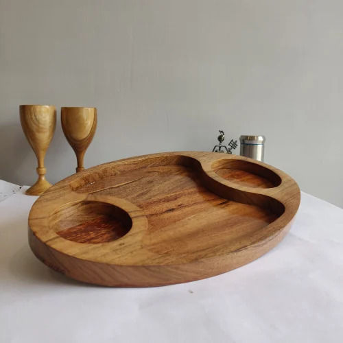 Wooden Multipurpose Serving Platter For Home And Hotel Use