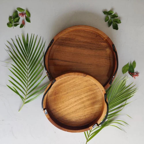 Wooden Serving Tray For Home, Hotel And Office Use