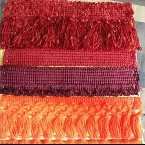 Multi Color Mink Blanket Tassel Lace