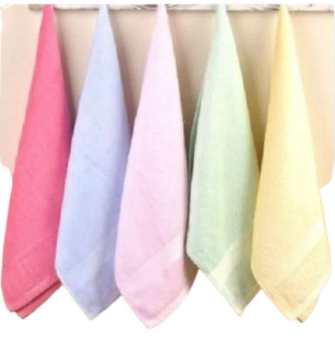 Multi Color Plain Pattern Hand Towels