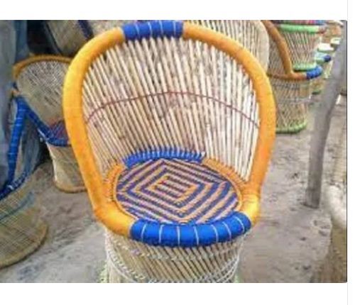 Multicolor Handicrafts Bamboo Cane Bamboo Chair