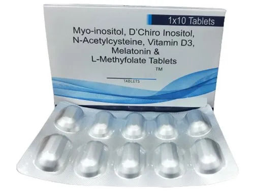 Myo-Inositol, D-Chiro-Inositol, N-Acetylcysteine, Vitamin D3 & B12