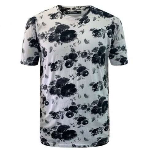 Printed Pattern Multi Color Short Sleeves Cotton T-Shirt By HIGHLANDER APPAREL COMPANY LTD.
