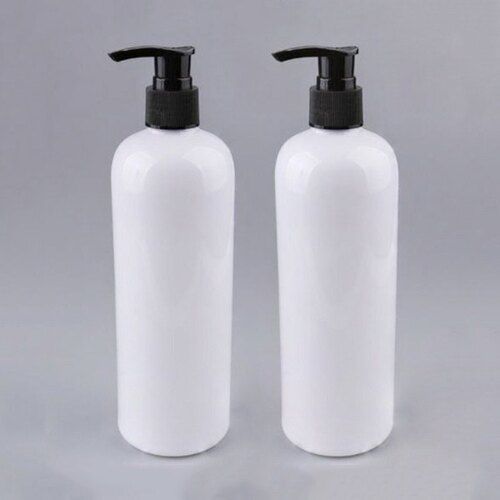 Pump Sprayer Type White Plastic Shampoo Bottles