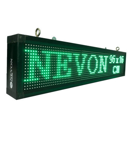 Wall Mounted Aluminum Running Led Display Board