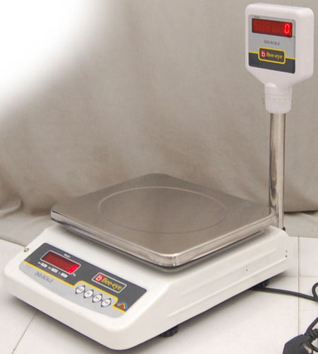 White Digital Display Bee Eye Tabletop Weighing Scales