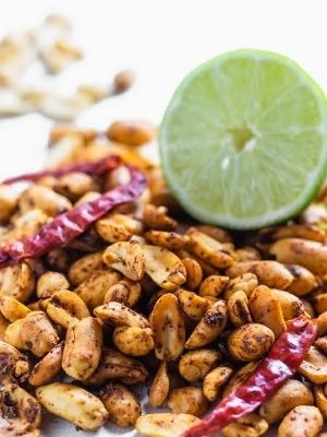 Healthy And Nutritious Roasted Peanuts Ingredients: Red Chilli Powder