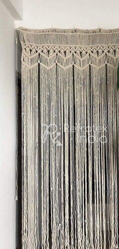 Natural Mcrn104 Cotton Macrame Curtain