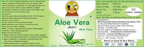 Rich Fiber Aloe Vera Juice Good For Health