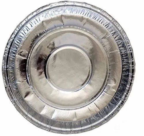 Silver Coated Disposable Paper Plates 