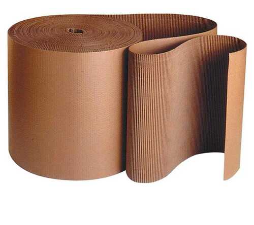 Kraft Paper Corrugated Roll For Shipping And Gift Packaging Use