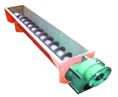 Automatic Screw Conveyor - Stainless Steel | Polished Finish, Chain Drive, Oil Resistant, 1 Year Warranty, for Industrial Applications in Chemical, Pharmaceutical, Food, and More