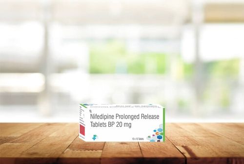 Nifedipine 20mg Prolonged Release Tablets