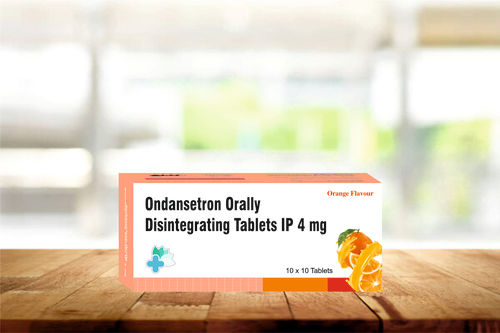 Ondansetron मौखिक रूप से विघटित Ip 4 Mg Tablets