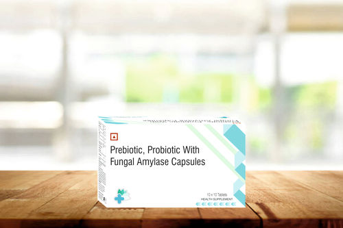 Prebiotic, Prebiotic With Fungal Amylase Capsules