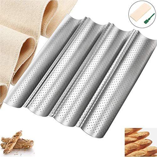 Aluminized Steel Rectangular Shape Baguette Tray