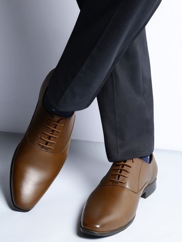 brown formal shoes 