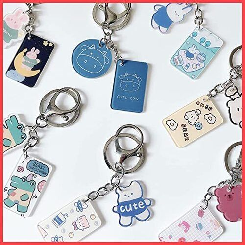 Compact Design Multi-shape Personalized Keychains