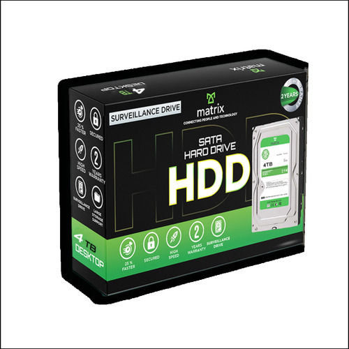 Matrix 4Tb Sata Hard Disk For Desktop Cache Capacity: 4 Terabyte (Tb)