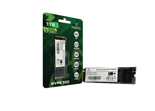 Matrix Nvme Solid State Drive - 1Tb Cache Capacity: 1 Terabyte (Tb)