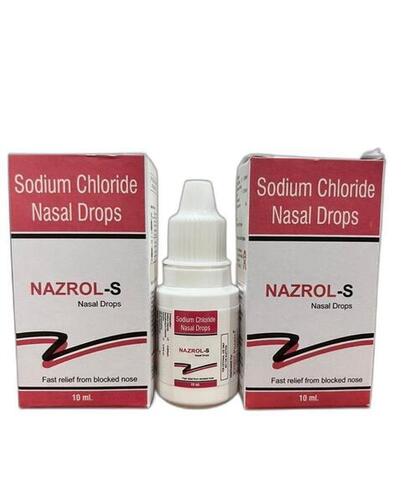 Nazrol-S Sodium Chloride Nasal Drop 10 Ml General Medicines