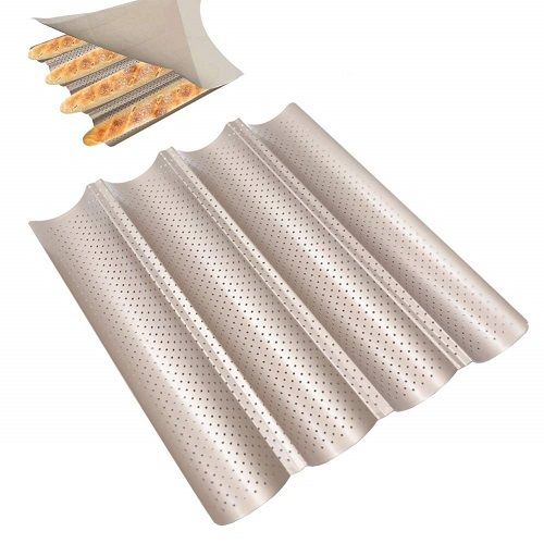 Perforated French Bread Baguette Tray Application: Industrial