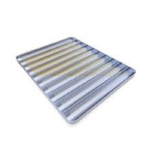 Rectangular Alu Steel Perforated Baguette Baking Tray