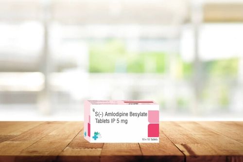 S (-) Amlodipine Besylate Ip 5 Mg Tablets