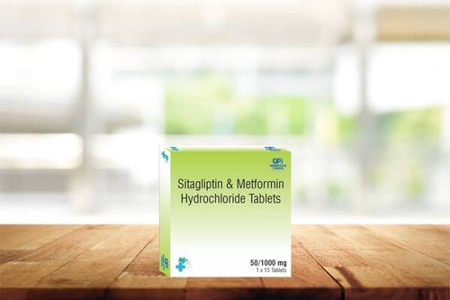 Sitagliptin 50Mg And Metformin Hydrochloride 1000 Mg Tablets Purity: Highly