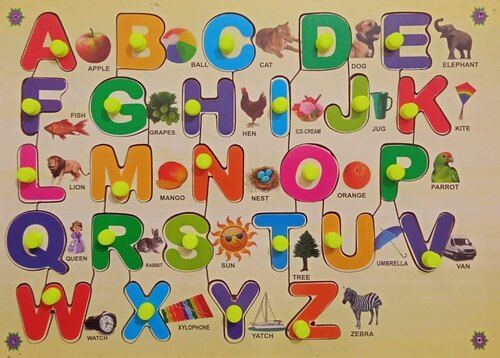  Montessori Multicolor Letter