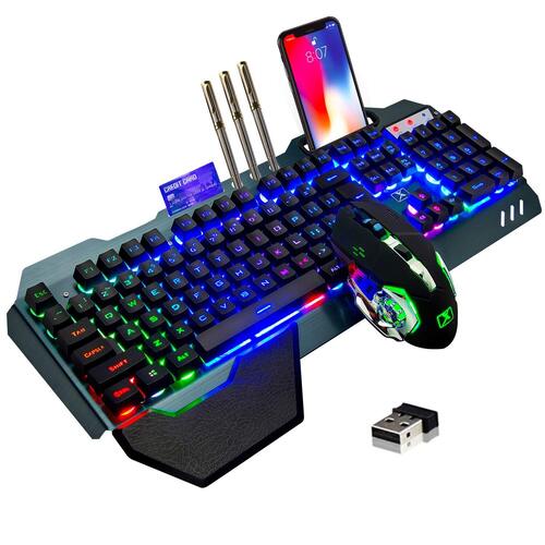 Abs Plastic Usb Connection Port Qwerty Layout Gaming Keyboard For Computer